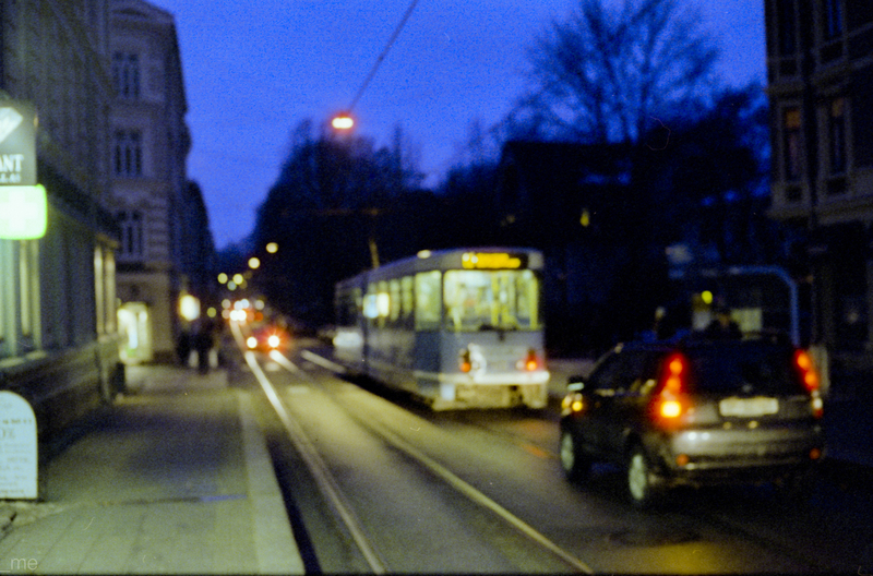 In transit. Out of focus.