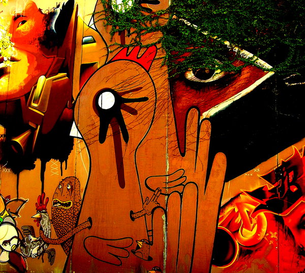 Painting in the wall