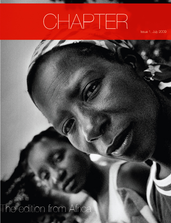 CHAPTER , issue 1 , the cover.