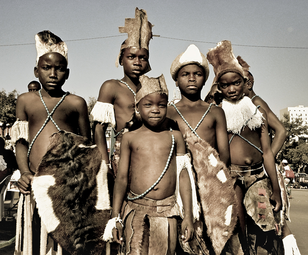 Group of children dancers