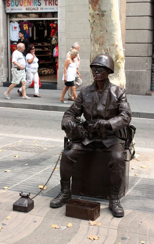 Movin' Statue | Soldier