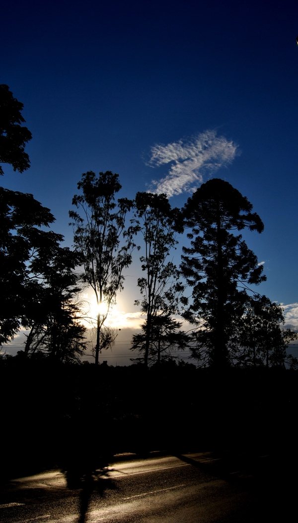 As the sun sets......