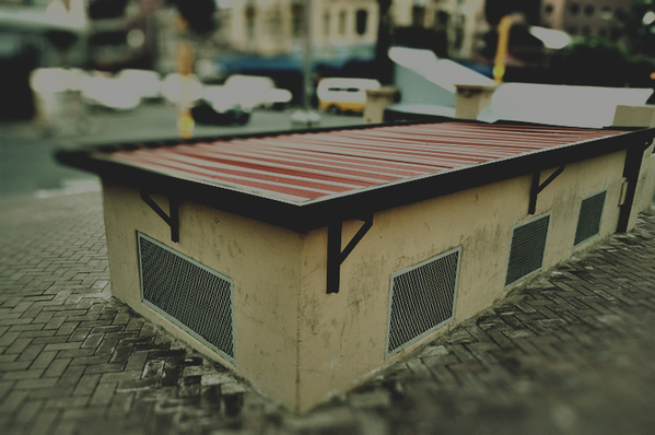 Tilted, but not quite shifted.