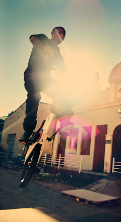 He smashed into the sun...