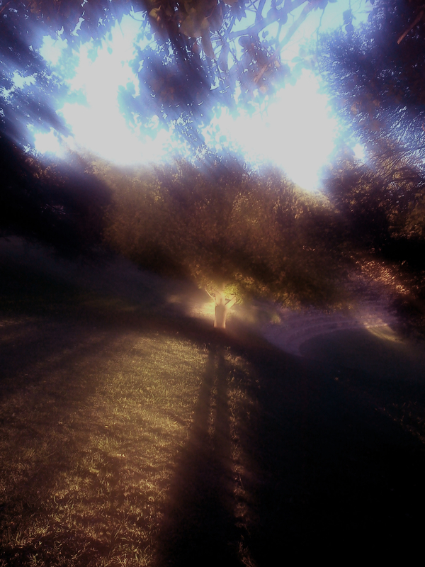 and The Heavens opened up on me...