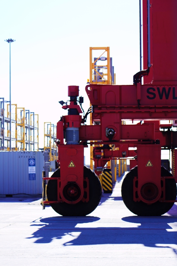 Scene from a harbour