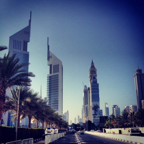 Walking in Dubai