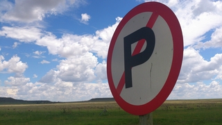 No parking (no kidding)